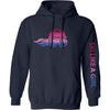 Ski Like A Girl Womens Hoodie Aurora - Ski Like A Girl