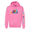 Ski Like A Girl Womens Hoodie Bubble Gum Tie-Dye - Ski Like A Girl
