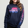 Ski Like A Girl Womens Long Sleeve T-Shirt Aurora - Ski Like A Girl