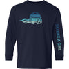 Ski Like A Girl Girls Long Sleeve T-Shirt Winter Ice