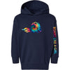Toddler Snowboard Hoodie Navy Blue Tie-Dye - Ski Like A Girl