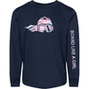 Toddler Snowboard Long-Sleeve T-Shirt Cotton Candy - Ski Like A Girl