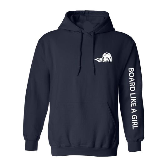 Womens Snowboard Classic Hoodie - Ski Like A Girl