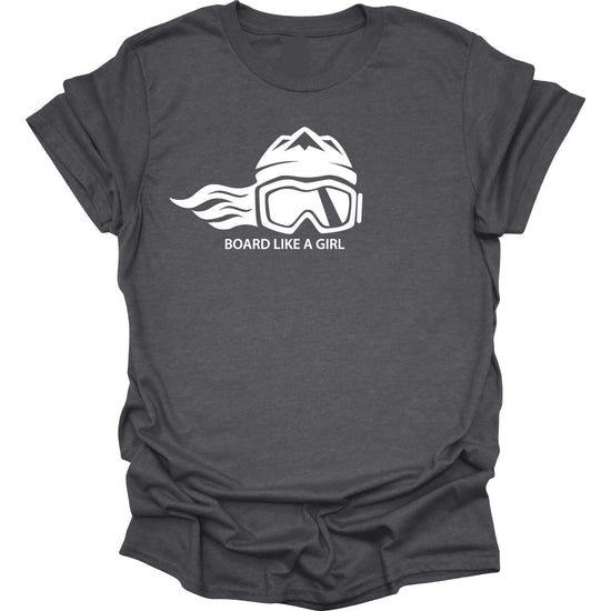 Womens Snowboard Essential Short Sleeve T-Shirt - Ski Like A Girl
