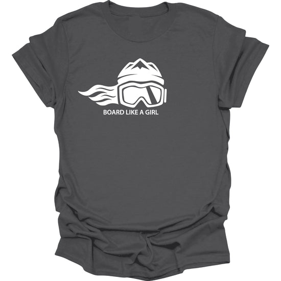 Womens Snowboard Essential Short Sleeve T-Shirt - Ski Like A Girl