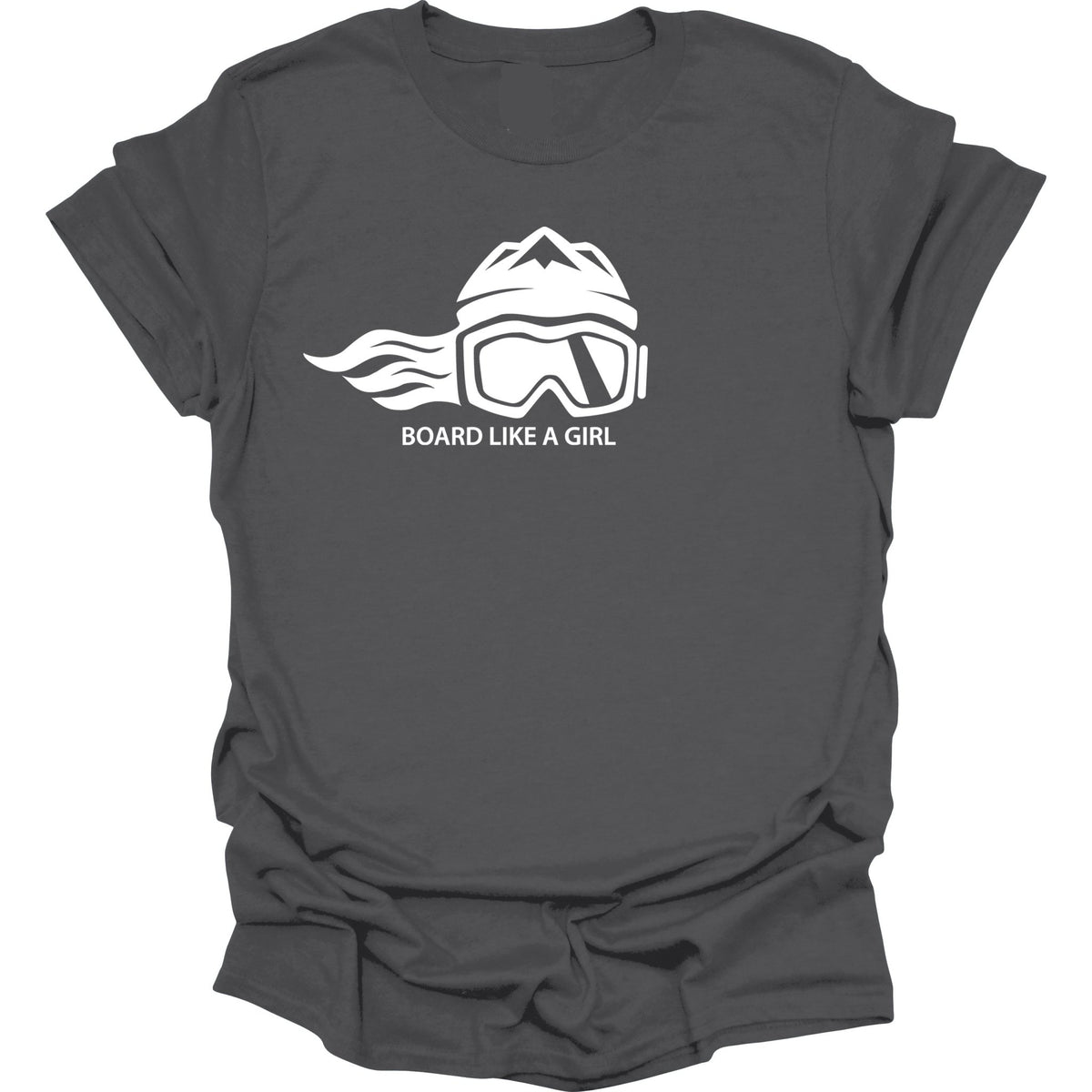 Womens Snowboard Essential Short Sleeve T-Shirt - Ski Like A Girl
