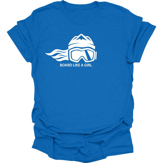 Womens Snowboard Essential Short Sleeve T-Shirt - Ski Like A Girl