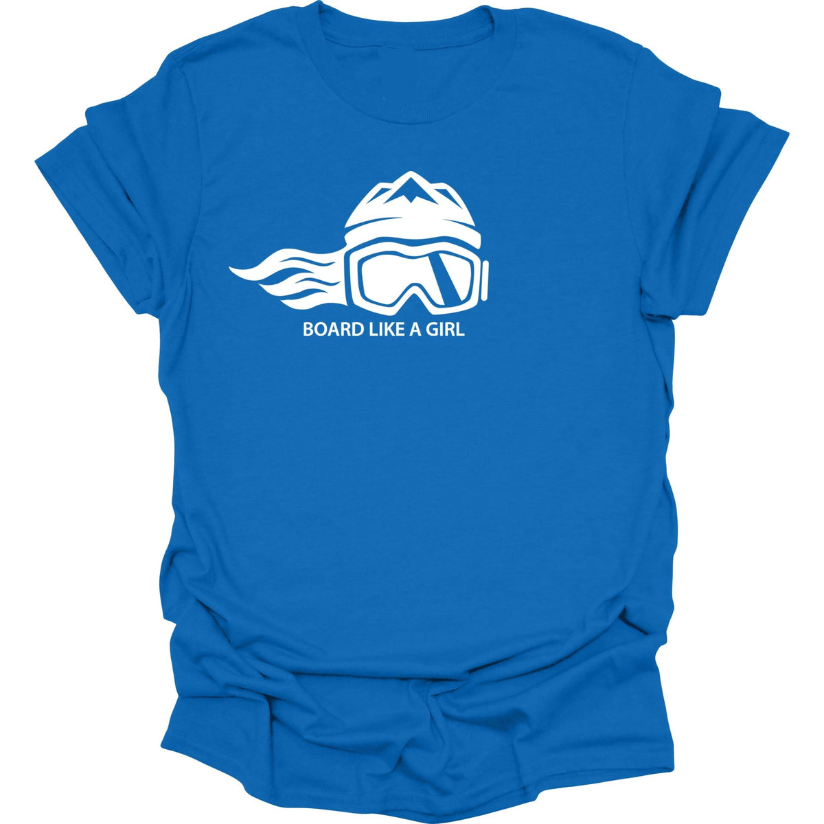 Womens Snowboard Essential Short Sleeve T-Shirt - Ski Like A Girl