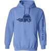 Womens Snowboard Hoodie Carolina Blue Navy (Overstock) - Ski Like A Girl