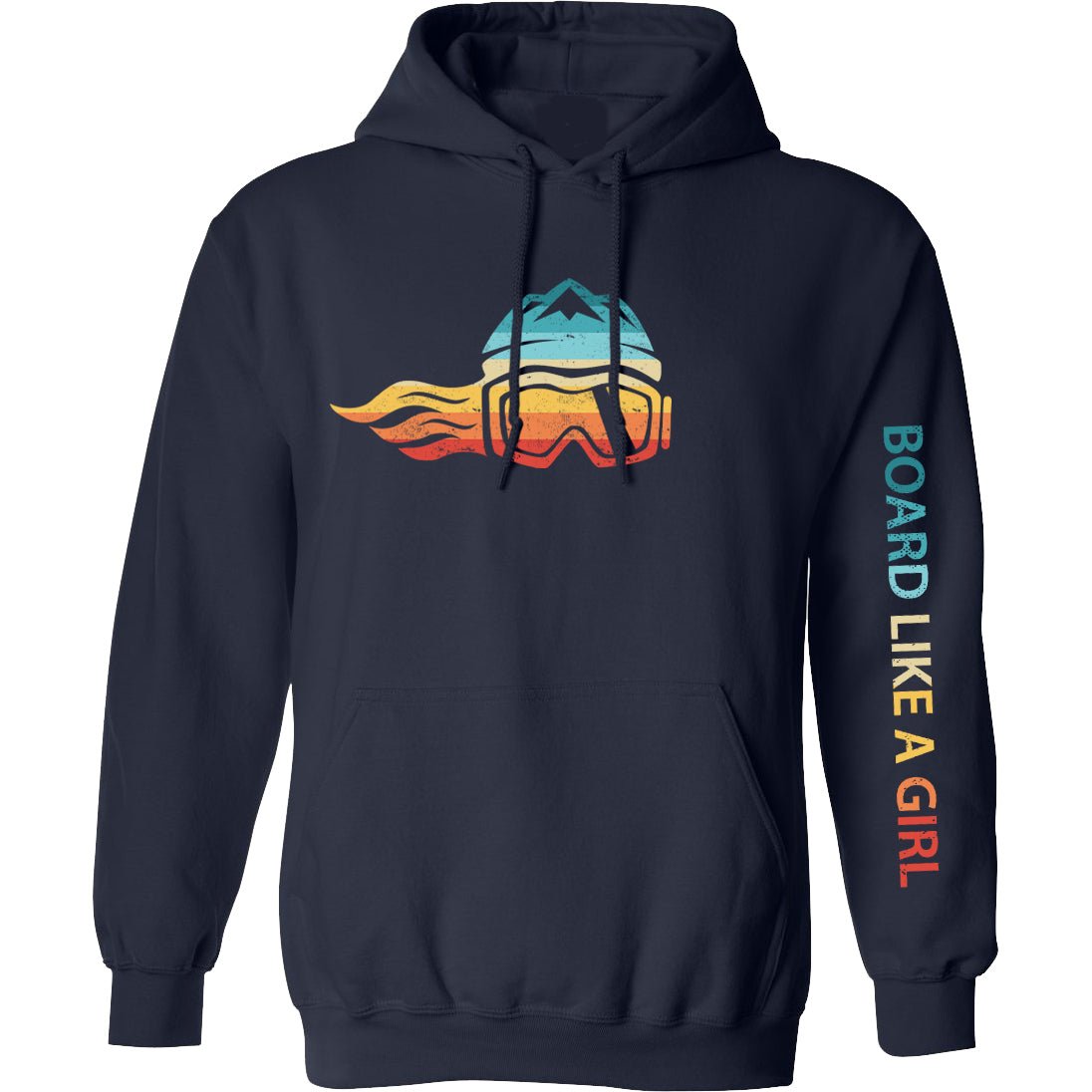 Womens Snowboard Hoodie "The 1983" (Overstock) - Ski Like A Girl