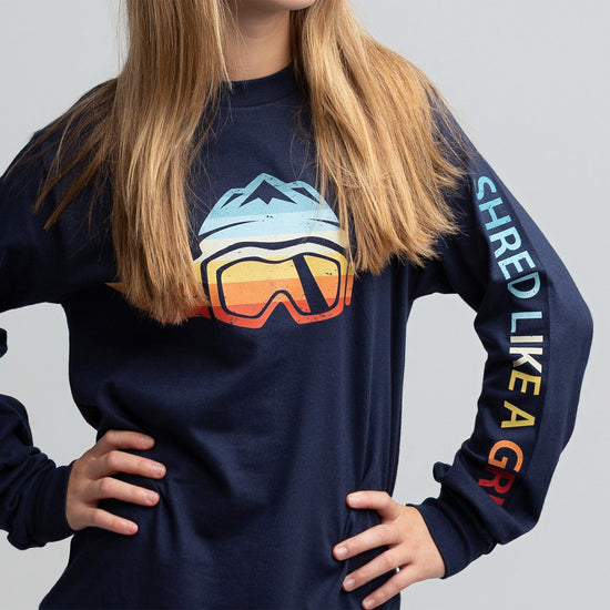 Womens Snowboard Long-Sleeve T-Shirt The 1983 - Ski Like A Girl