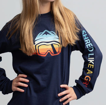 Womens Snowboard Long-Sleeve T-Shirt The 1983 - Ski Like A Girl
