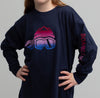 Girls Snowboard Long-Sleeve T-Shirt Aurora